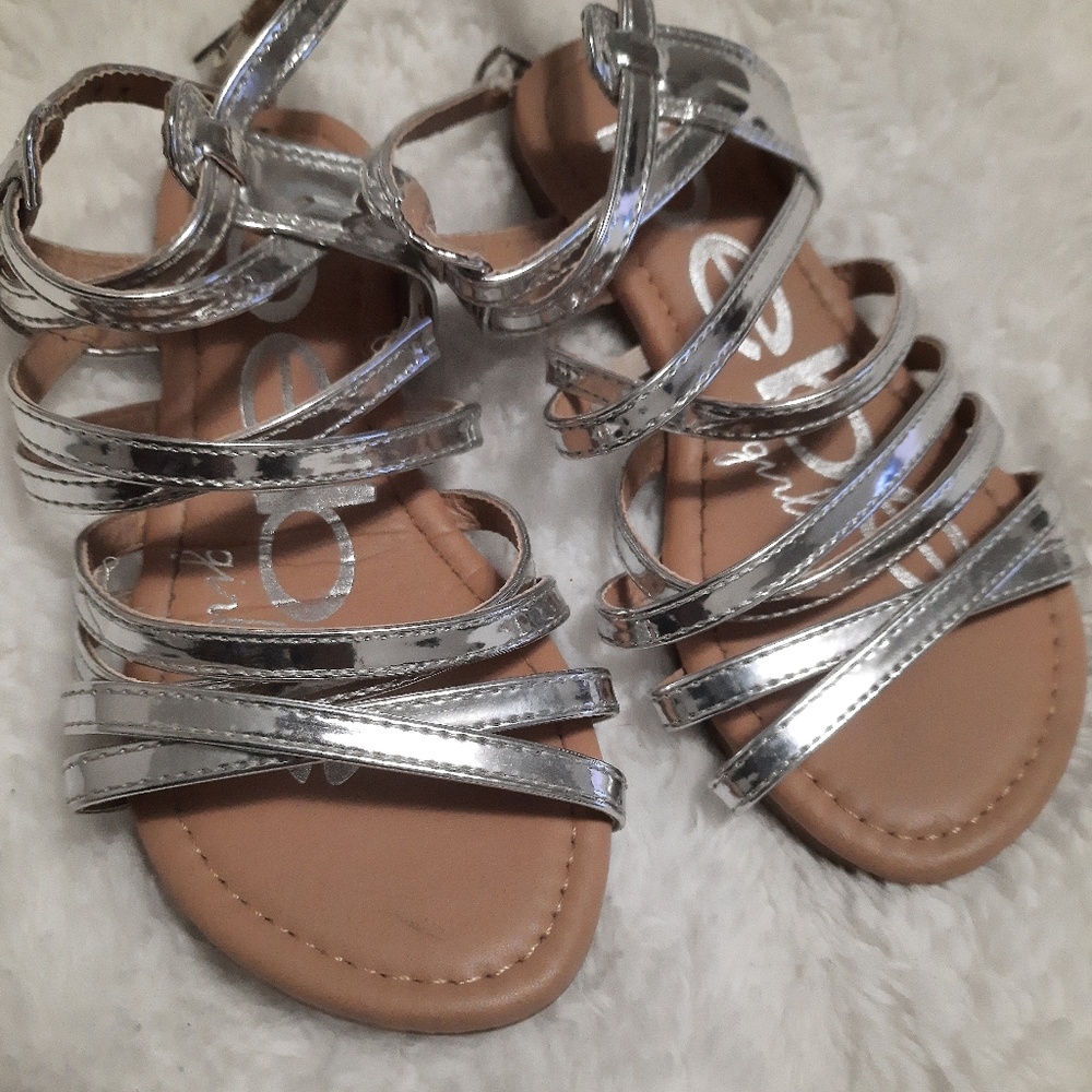 Silver bebe sandals